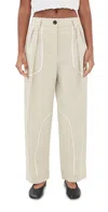 Nackiyé Le Weekend Cargo Style Pants Sea Green In Sea Green