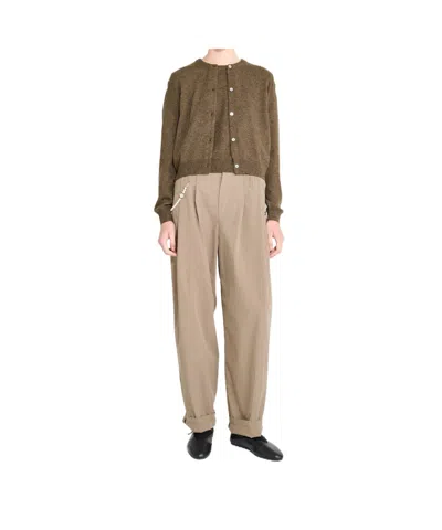 Nackiyé Long-sleeved Cardigan In Brown