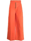 Nackiyé Loose Change Pants In Orange