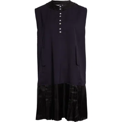 Nackiyé Nackiyè Match Point Sleeveless Shift Dress In Navy