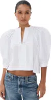 Nackiyé Odalique Top Kaimak In White