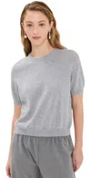 Nackiyé Pearl Crewneck Cashmere Sweater Gris In Gris