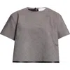 Nackiyé Nackiyè Pixie Virgin Wool Swing Top In Gray