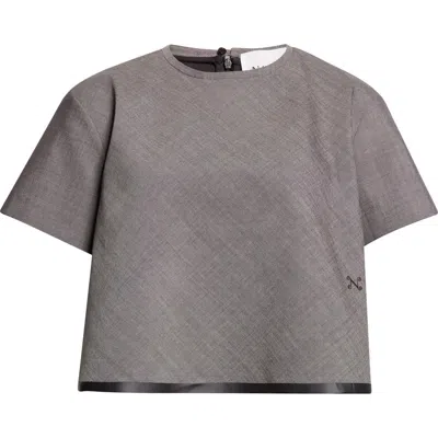 Nackiyé Nackiyè Pixie Virgin Wool Swing Top In Gray