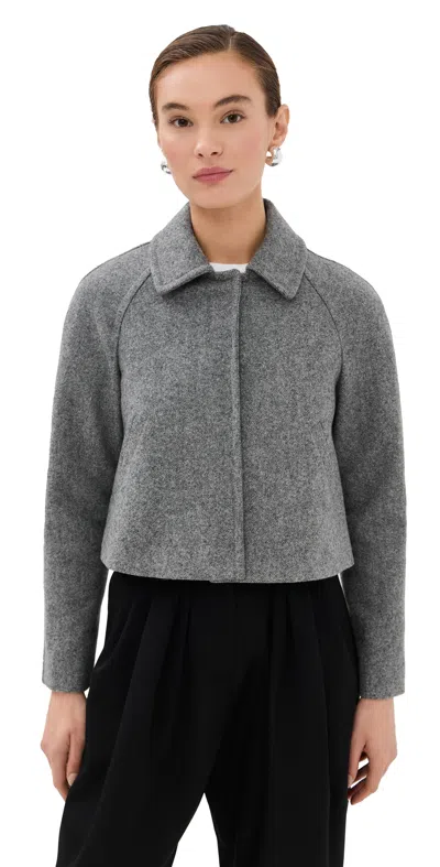 Nackiyé Pixie Wool Jacket Gris In Gray