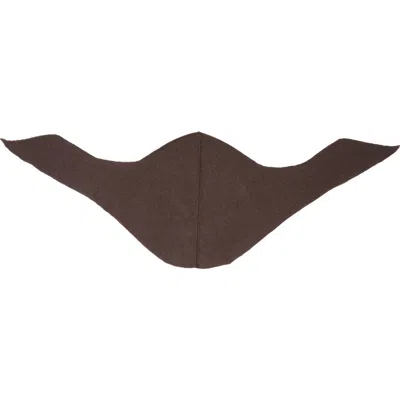 Nackiyé Nackiyè Queen's Guard Hooded Merino Wool & Cashmere Scarf In Brown