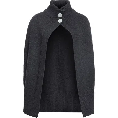 Nackiyé Nackiyè Roxalena Wool & Cashmere Cape In Black