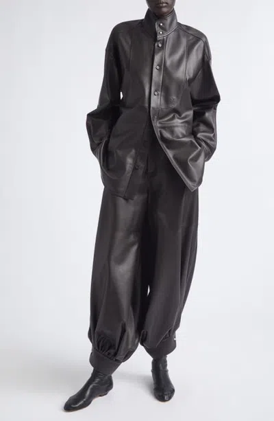 Nackiyé Nackiyè Tux Leather Jacket In Black