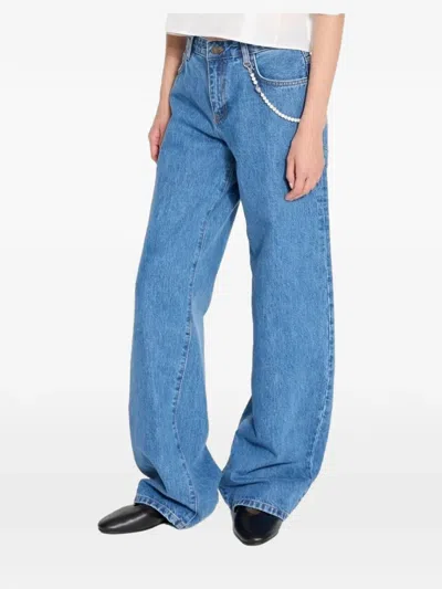 Nackiyé Uptown Straight-leg Jeans In Blue