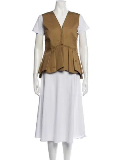 Pre-owned Nackiyé Vest W/ Tags In Yellow