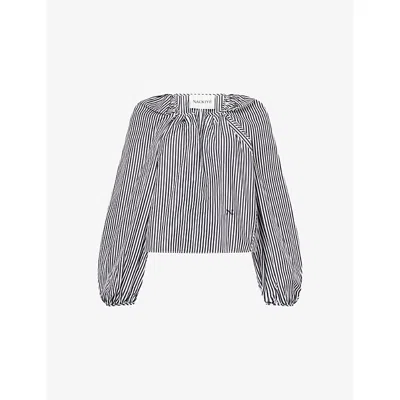 NACKIYÉ WOMENS NACKIYE GRAND BAZAAR STRIPED COTTON TOP