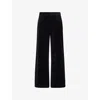 Nackiyé Womens Smoke Jimi Low-waist Corduroy Trousers In Black