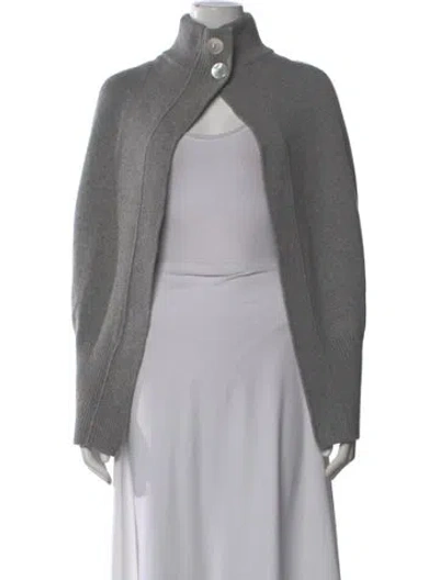 Pre-owned Nackiyé Wool Mock Neck Sweater In Gray