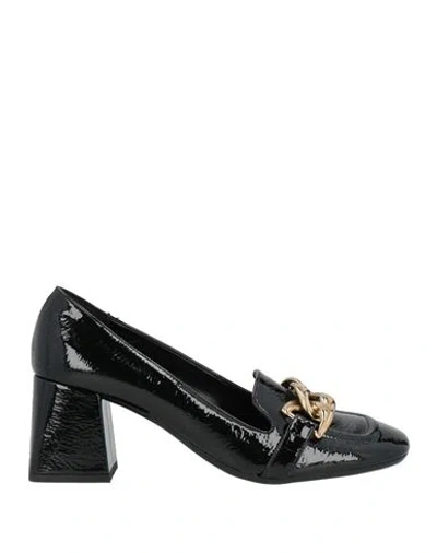 Nacrèe Woman Pumps Black Size 10 Textile Fibers
