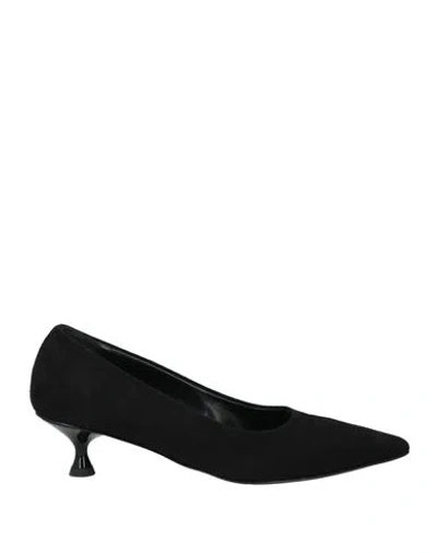 Nacrèe Woman Pumps Black Size 6 Textile Fibers