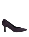 Nacrèe Woman Pumps Dark Purple Size 7 Textile Fibers