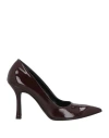 Nacrèe Woman Pumps Plum Size 6 Textile Fibers In Purple