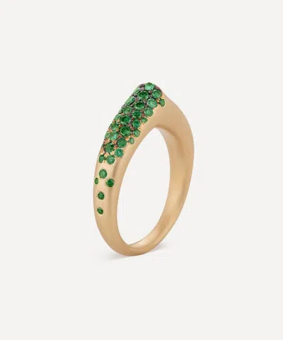 Nada Ghazal 18ct Gold Arch Luck Ring