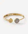 Nada Ghazal 18ct Gold Baby Malak Original Duo Diamond Cuff Bracelet In Gold