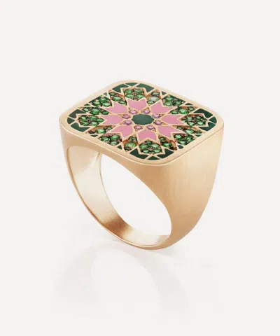 Nada Ghazal 18ct Gold Blat Beirut Star Ring