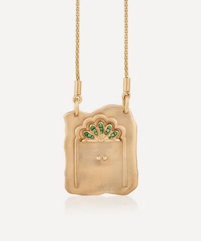 Nada Ghazal 18ct Gold Door Of Luck Necklace
