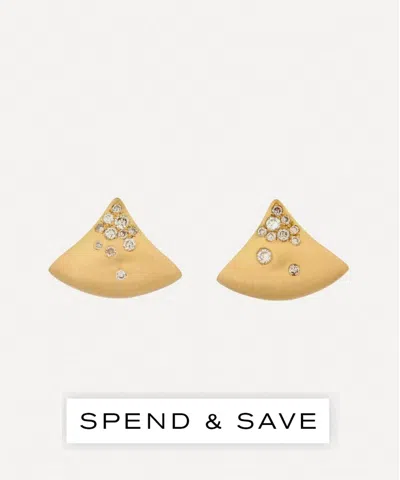 Nada Ghazal 18ct Gold Fuse Hug Earrings