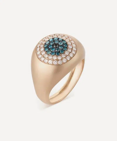 Nada Ghazal 18ct Gold Large Healing Eye Ring