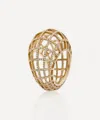Nada Ghazal 18ct Gold Matrix Single Mini Ring In Gold