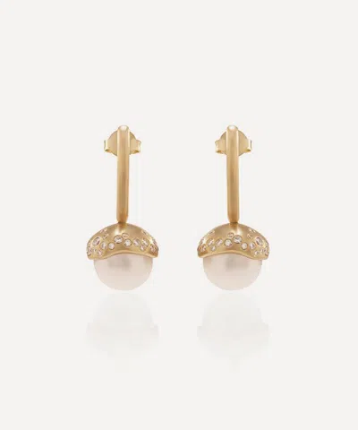 Nada Ghazal 18ct Gold Pop Shine Mini Long Earrings