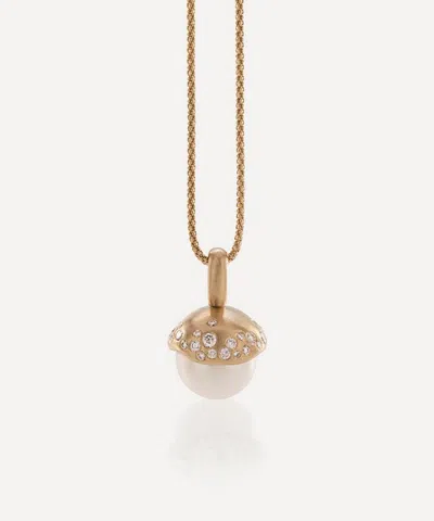 Nada Ghazal 18ct Gold Pop Shine Mini Pendant Necklace