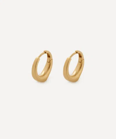 Nada Ghazal 18ct Gold The Arch Pure Huggie Hoop Earrings
