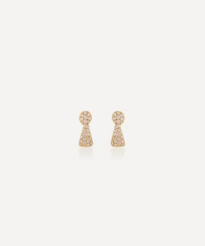 Nada Ghazal 18ct Gold Unlock Power Mini Earrings