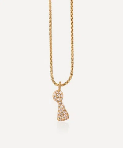 Nada Ghazal 18ct Gold Unlock Power Mini Necklace