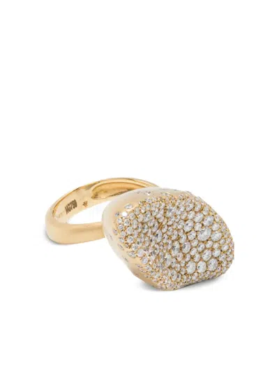 Nada Ghazal 18k Yellow Gold Diamond Ring