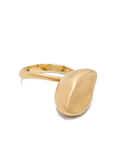 Nada Ghazal 18k Yellow Gold Pebble Ring