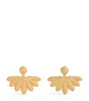 Nada Ghazal Lotus Courage 18k Yellow Earrings