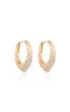 Nada Ghazal Yellow Gold And Diamond Doors Of Opportunity Large Hoop Earrings In Gold