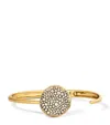 Nada Ghazal Yellow Gold And Diamond Baby Malak Bangle In Gold
