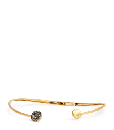 Nada Ghazal Yellow Gold And Diamond Baby Malak Choker Necklace