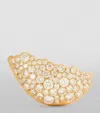 Nada Ghazal Yellow Gold And Diamond Fuse Drop Single Earring In Gold