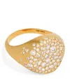Nada Ghazal Yellow Gold And Diamond Malak Ring In Gold