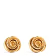 Nada Ghazal Yellow Gold And Diamond Pop Of Hope Rose Stud Earrings In Gold