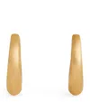 NADA GHAZAL YELLOW GOLD DOORS OF OPPORTUNITY LARGE HOOP EARRINGS