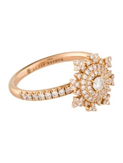 Pre-owned Nadine Aysoy 18k Diamond Tsarina Ring In Multi