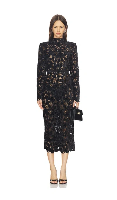Nadine Merabi Diane Black Dress