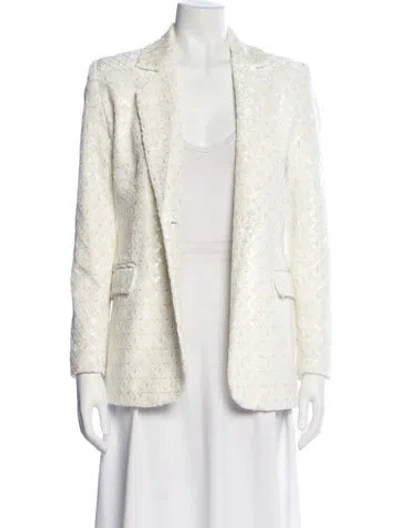 Pre-owned Nadine Merabi Evening Jacket In White