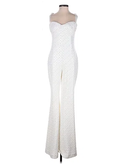 Nadine Merabi Jumpsuit In Ivory