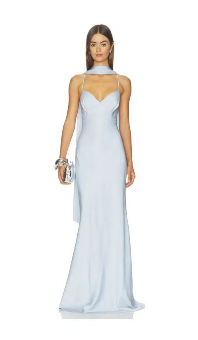 Nadine Merabi Lana Dress In Blue