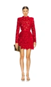 Nadine Merabi Lydia Mini Dress In Red