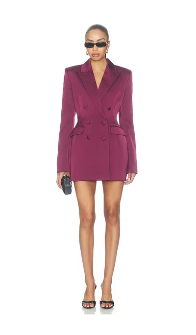 Nadine Merabi Monica Blazer Dress In Purple